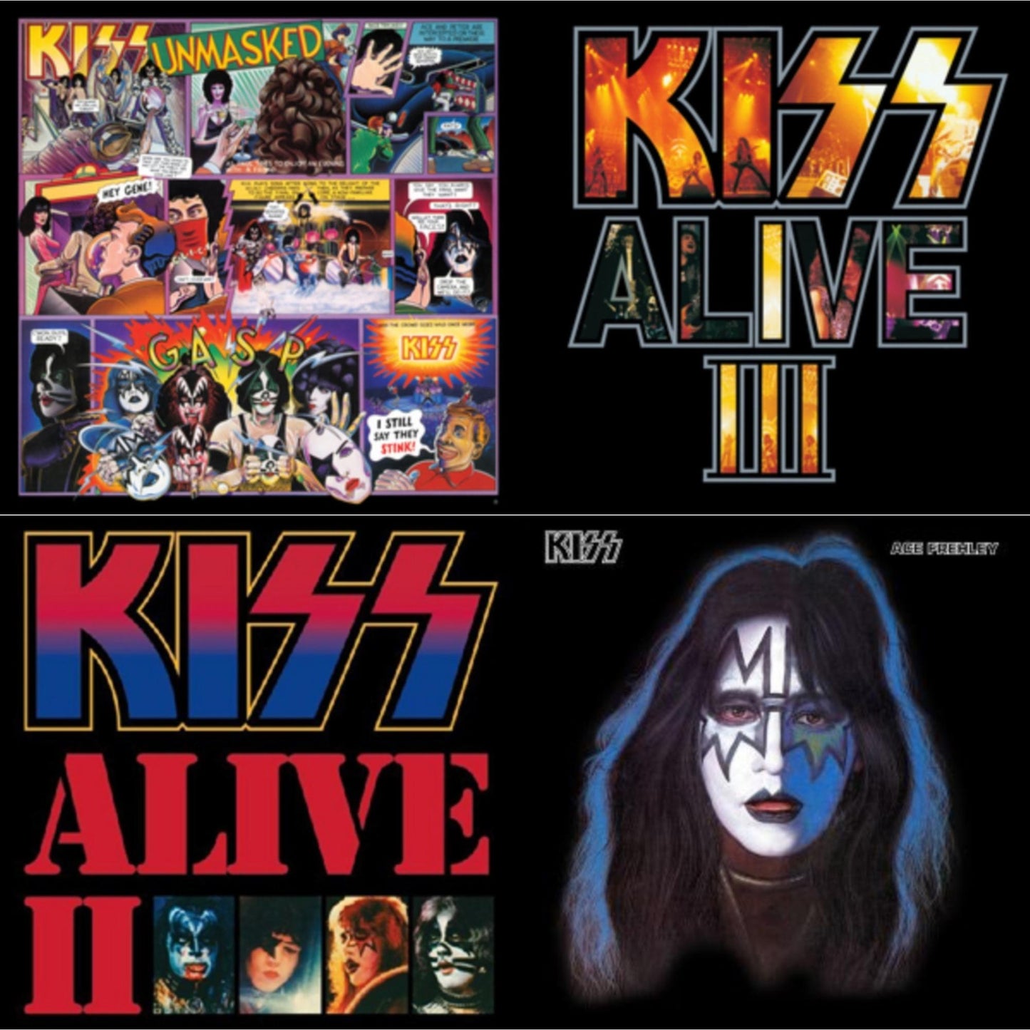Unmasked & Alive Iii & Alive Ii & Ace Frehley