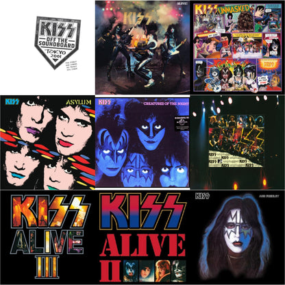 Kiss Off The Soundboard: Tokyo 2001 (3LP) & Alive & Unmasked & Asylum & Creatures Of Night & Mtv Unplugged & Alive Iii & Alive Ii & Ace Frehley