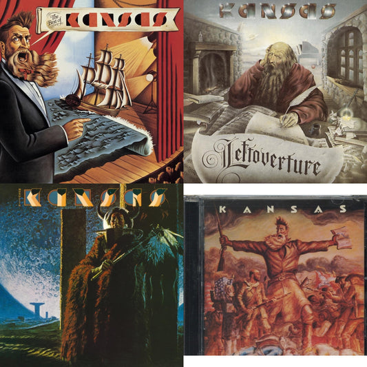 This is a 4 CD SKU bundle.
1.This CD is brand new.Format: CDMusic Style: Prog RockThis item's title is: Best Of KansasArtist: KansasLabel: LEGACYBarcode: 074646569023Release Date: 2/23/1999
2.This CD is brand new.