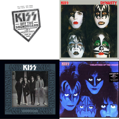 Kiss Off The Soundboard: Live In Virginia Beach (3LP) & Dynasty & Dressed To Kill & Creatures Of Night