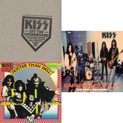 Kiss Off The Soundboard: Live In Des Moines (2LP) & Hotter Than Hell & Carnival Of Souls