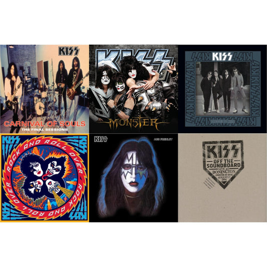 Kiss Off The Soundboard: Donington 1996 (Live) (3LP) & Monster & Dressed To Kill & Carnival Of Souls & Rock & Roll Over & Ace Frehley