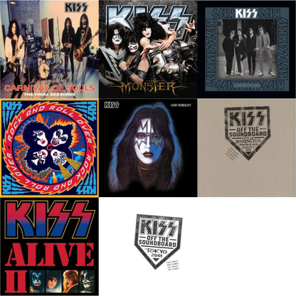 Kiss Off The Soundboard: Tokyo 2001 (3LP) & Kiss Off The Soundboard: Donington 1996 (Live) (3LP) & Monster & Dressed To Kill & Carnival Of Souls & Rock & Roll Over & Alive Ii & Ace Frehley