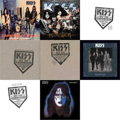 This is a 8 LP Vinyl SKU bundle.
1.This LP Vinyl is brand new.Format: LP VinylMusic Style: Hard RockThis item's title is: Kiss Off The Soundboard: Tokyo 2001 (3LP)Artist: KissLabel: UMEBarcode: 602435345574Release Date: 6/11/2021
2.This LP Vinyl is brand new.