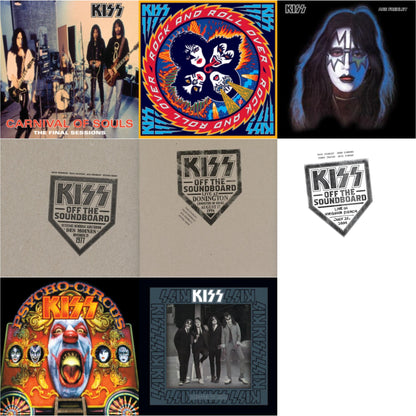 Kiss Off The Soundboard: Live In Virginia Beach (3LP) & Kiss Off The Soundboard: Donington 1996 (Live) (3LP) & Kiss Off The Soundboard: Live In Des Moines (2LP) & Psycho Circus & Dressed To Kill & Carnival Of Souls & Rock & Roll Over & Ace Frehley
