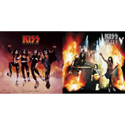 This is a 2 LP Vinyl SKU bundle.
1.This LP Vinyl is brand new.Format: LP VinylMusic Style: Hard RockThis item's title is: Destroyer (Resurrected) (Translucent Orange LP Vinyl)Artist: KissLabel: MercuryBarcode: 602508158612Release Date: 9/27/2019
2.This LP Vinyl is brand new.