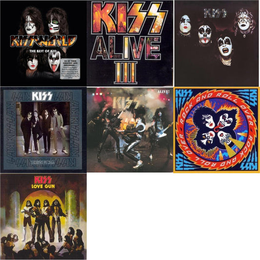 Kissworld - The Best Of Kiss & Alive 3 & Kiss & Dressed To Kill & Alive & Rock & Roll Over & Love Gun