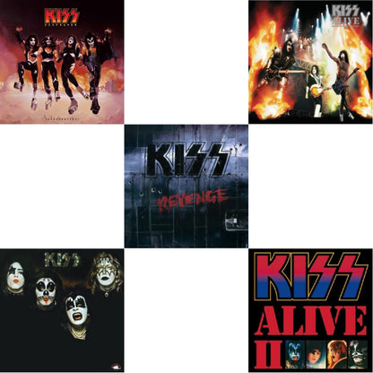 This is a 5 LP Vinyl SKU bundle.
1.This LP Vinyl is brand new.Format: LP VinylMusic Style: Hard RockThis item's title is: Destroyer (Resurrected) (Translucent Orange LP Vinyl)Artist: KissLabel: MercuryBarcode: 602508158612Release Date: 9/27/2019
2.This LP Vinyl is brand new.