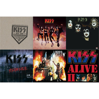 This is a 6 LP Vinyl SKU bundle.
1.This LP Vinyl is brand new.Format: LP VinylMusic Style: DroneThis item's title is: Kiss Off The Soundboard: Live In Des Moines (2LP)Artist: KissLabel: UMEBarcode: 602445825578Release Date: 9/9/2022
2.This LP Vinyl is brand new.
