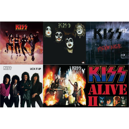 This is a 6 LP Vinyl SKU bundle.
1.This LP Vinyl is brand new.Format: LP VinylMusic Style: Hard RockThis item's title is: Destroyer (Resurrected) (Translucent Orange LP Vinyl)Artist: KissLabel: MercuryBarcode: 602508158612Release Date: 9/27/2019
2.This LP Vinyl is brand new.