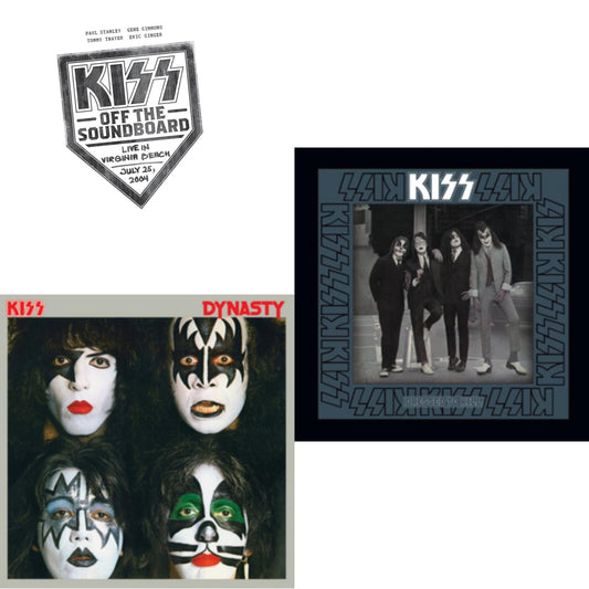 Kiss Off The Soundboard: Live In Virginia Beach (3LP) & Dynasty & Dressed To Kill