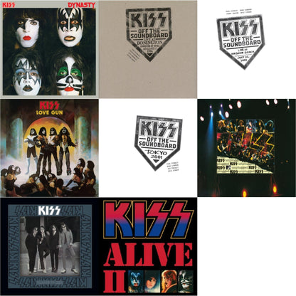Kiss Off The Soundboard: Tokyo 2001 (3LP) & Kiss Off The Soundboard: Live In Virginia Beach (3LP) & Kiss Off The Soundboard: Donington 1996 (Live) (3LP) & Dynasty & Dressed To Kill & Love Gun & Mtv Unplugged & Alive Ii