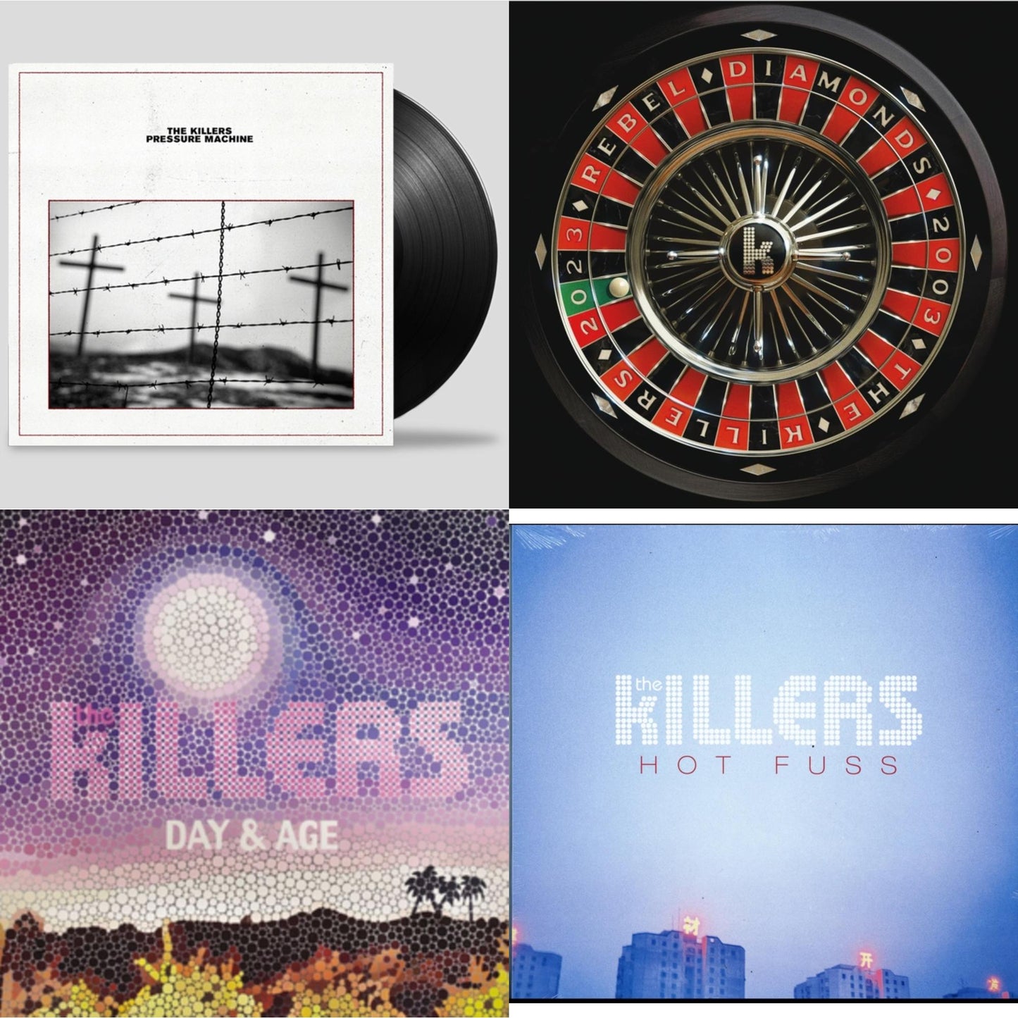 Pressure Machine & Rebel Diamonds (2LP) & Day & Age (LP) & Hot Fuss