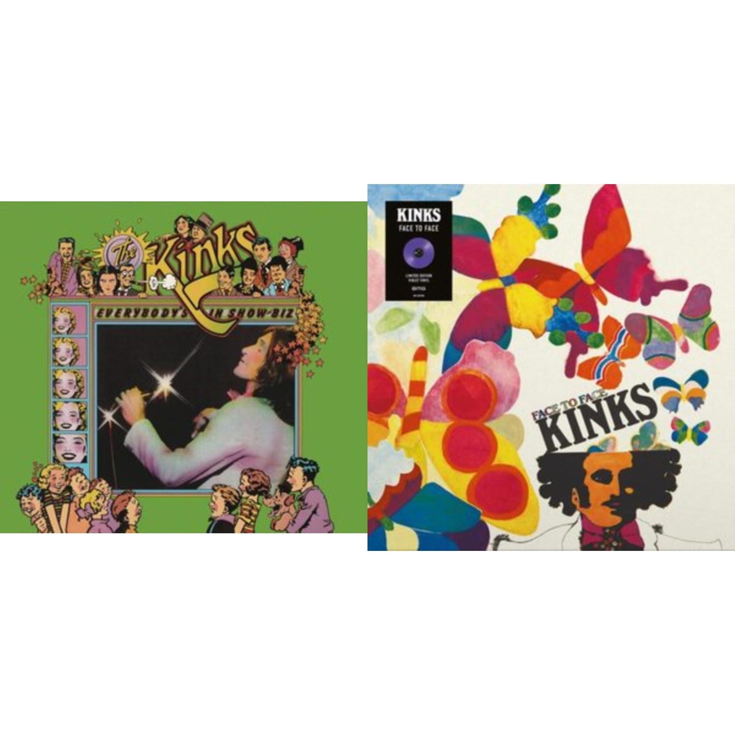 This is a 2 LP Vinyl SKU bundle.
1.This LP Vinyl is brand new.Format: LP VinylMusic Style: Pop RockThis item's title is: Face To FaceArtist: KinksLabel: SANCTUARY RECORDSBarcode: 4050538691566Release Date: 4/29/2022
2.This LP Vinyl is brand new.