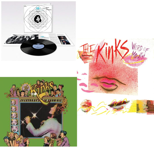Lola Versus Powerman & The Moneygoround: Pt. 1 (180G/Remastered/Booklet) & Everybody's In Show-Biz (2022 Standalone/2LP) & Word Of Mouth (180G/Red LP Vinyl/Limited Edition/Gatefold Cover & Poster)