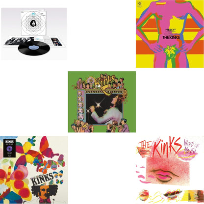 Lola Versus Powerman & The Moneygoround: Pt. 1 (180G/Remastered/Booklet) & Face To Face & Everybody's In Show-Biz (2022 Standalone/2LP) & Percy & Word Of Mouth (180G/Red LP Vinyl/Limited Edition/Gatefold Cover & Poster)