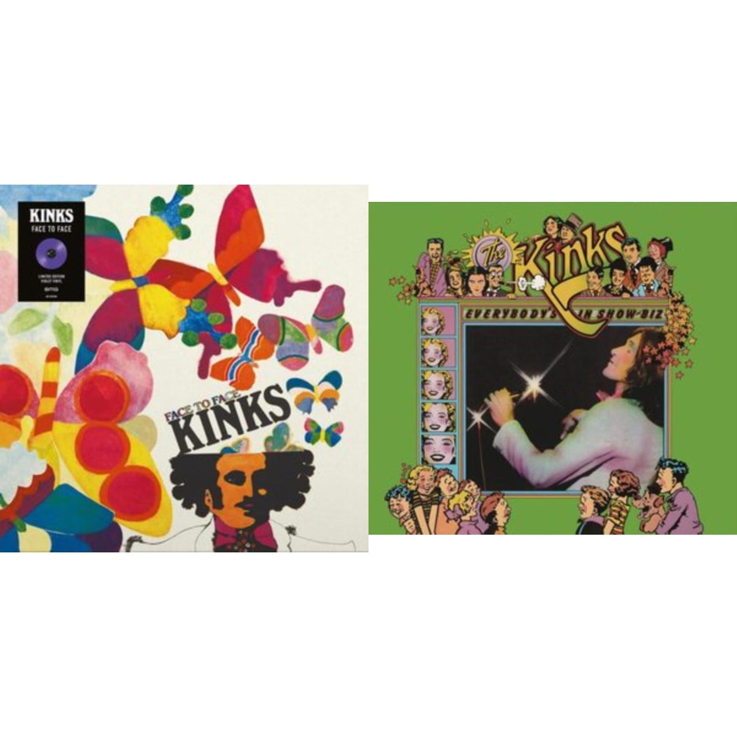 This is a 2 LP Vinyl SKU bundle.
1.This LP Vinyl is brand new.Format: LP VinylMusic Style: Pop RockThis item's title is: Face To FaceArtist: KinksLabel: SANCTUARY RECORDSBarcode: 4050538691566Release Date: 4/29/2022
2.This LP Vinyl is brand new.