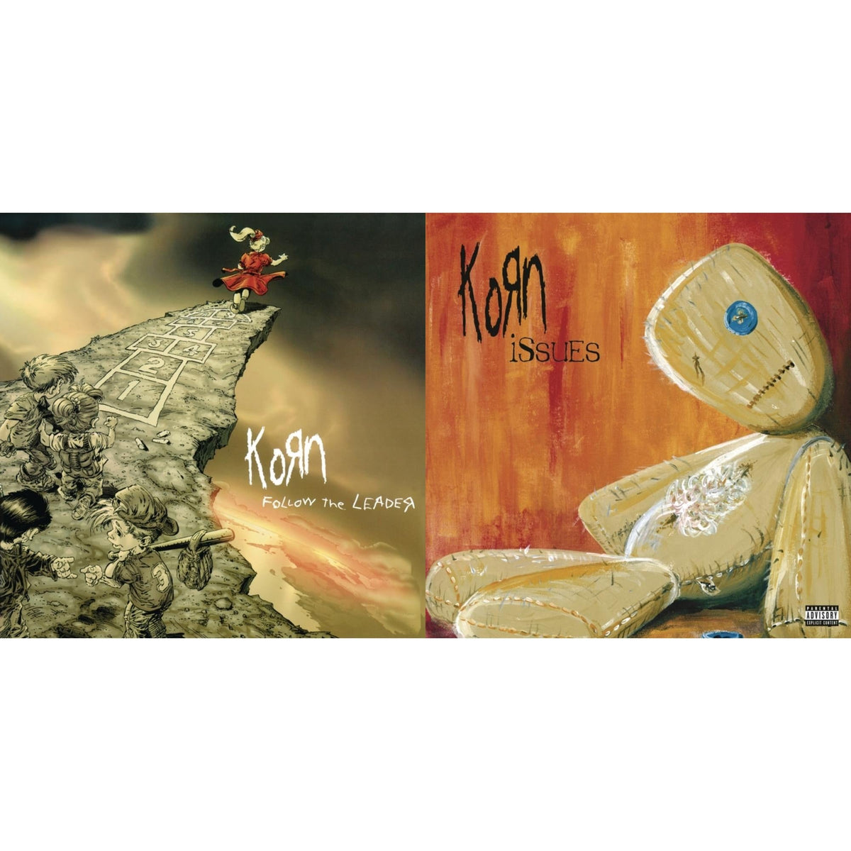 Korn - Issues (Explicit) & Follow The Leader - CD Bundle