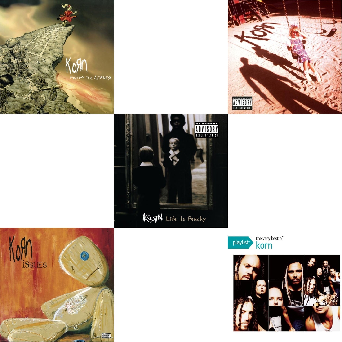 Life Is Peachy & Korn (Explicit) & Issues (Explicit) & Playlist: Very Best Of Korn & Follow The Leader
