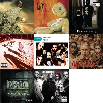 Greatest Hits Vol.1 & Essential Korn & Life Is Peachy & Korn (Explicit) & Issues (Explicit) & Untouchables & Playlist: Very Best Of Korn & Follow The Leader