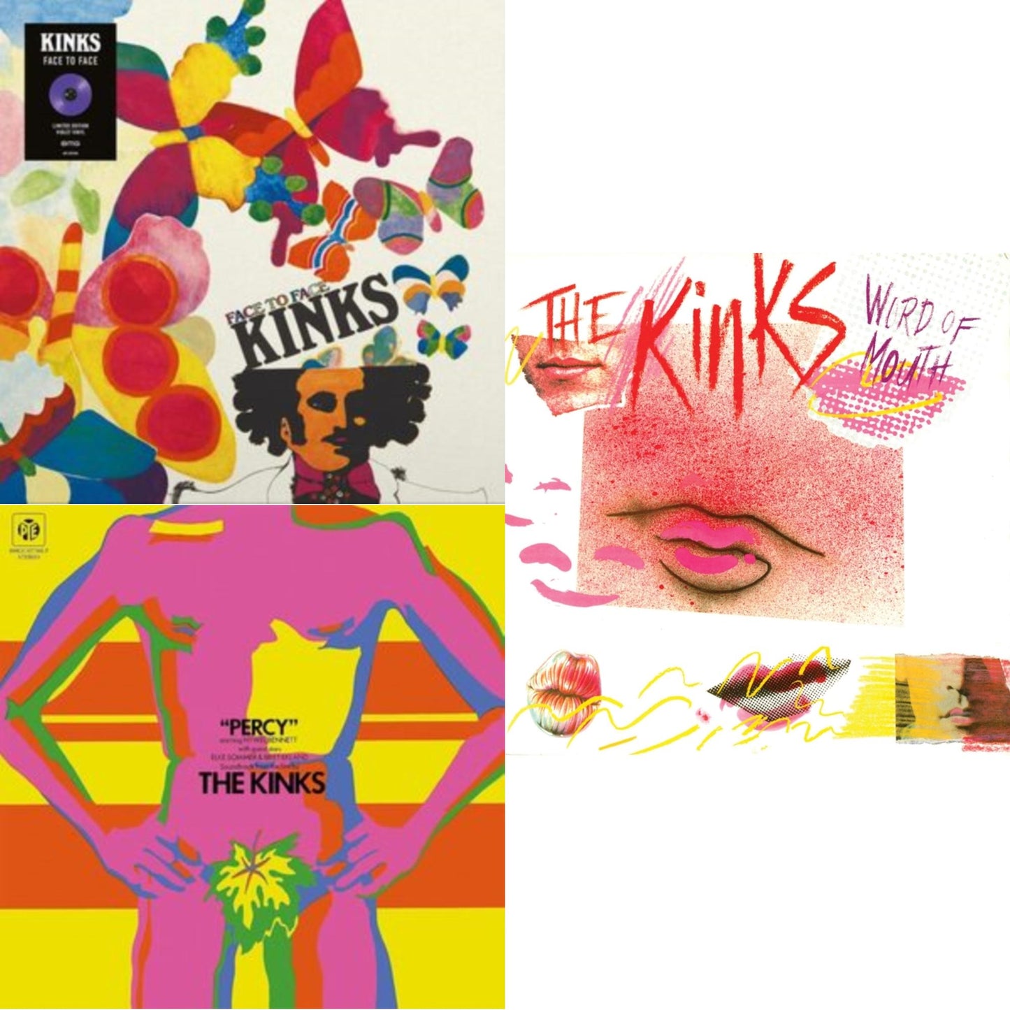 Face To Face & Percy & Word Of Mouth (180G/Red LP Vinyl/Limited Edition/Gatefold Cover & Poster)