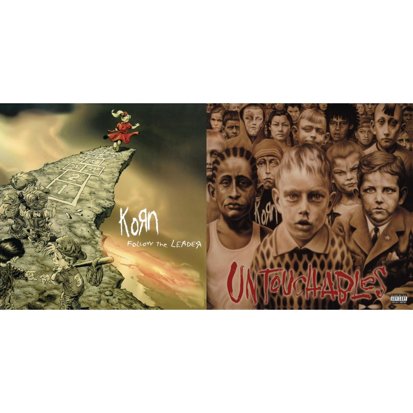 Korn - Untouchables & Follow The Leader - CD Bundle