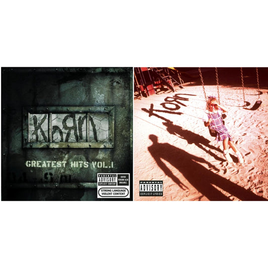 This is a 2 CD SKU bundle.
1.This CD is brand new.Format: CDMusic Style: Alternative RockThis item's title is: Greatest Hits Vol.1Artist: KornLabel: LEGACYBarcode: 827969270028Release Date: 10/5/2004
2.This CD is brand new.