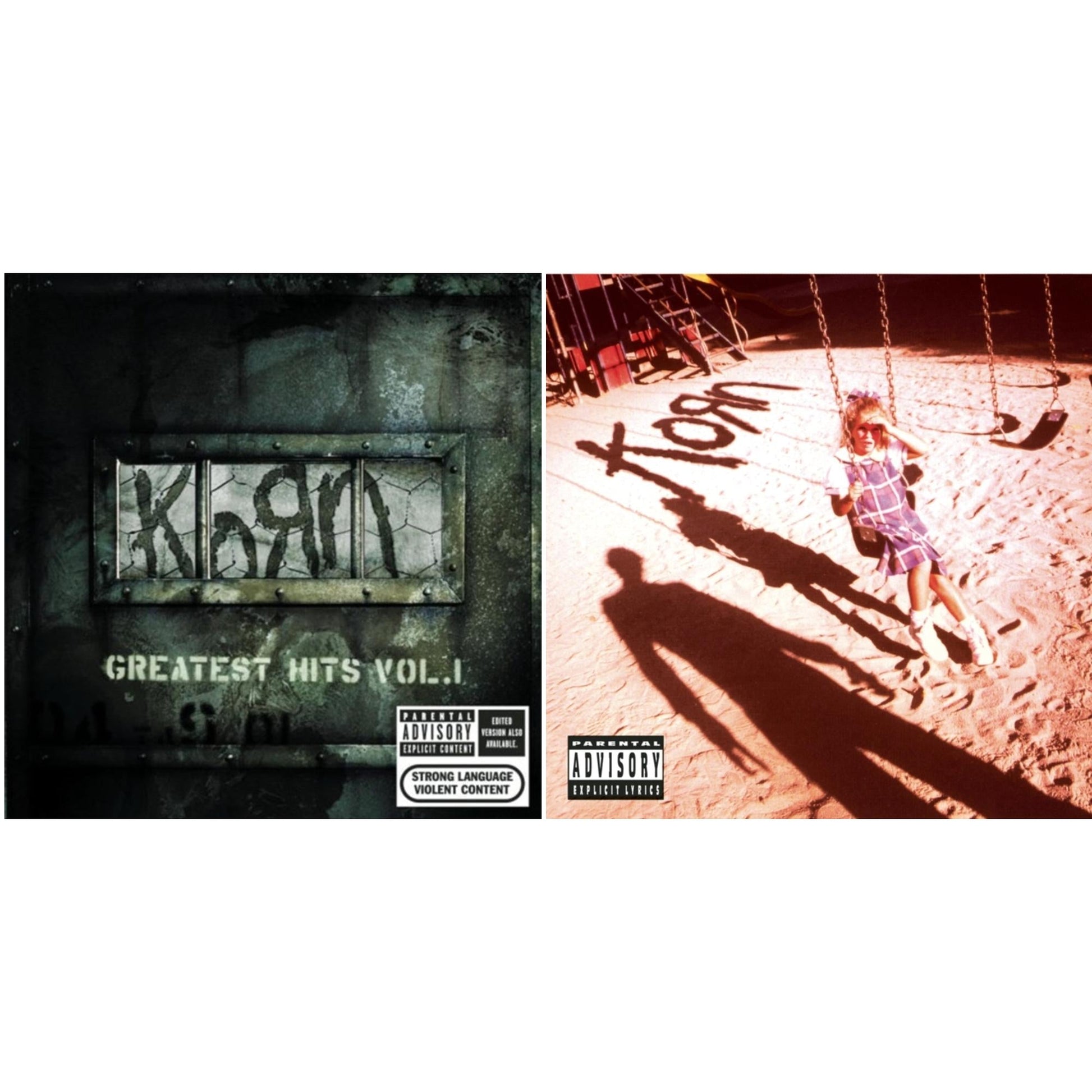 This is a 2 CD SKU bundle.
1.This CD is brand new.Format: CDMusic Style: Alternative RockThis item's title is: Greatest Hits Vol.1Artist: KornLabel: LEGACYBarcode: 827969270028Release Date: 10/5/2004
2.This CD is brand new.