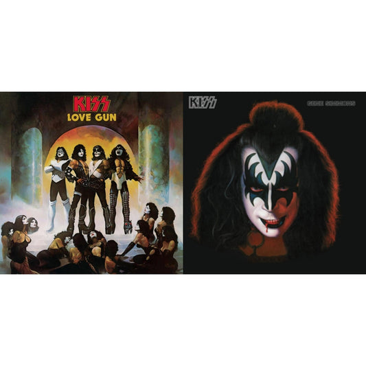 Love Gun (Tangerine/Aqua Splatter LP Vinyl) & Gene Simmons