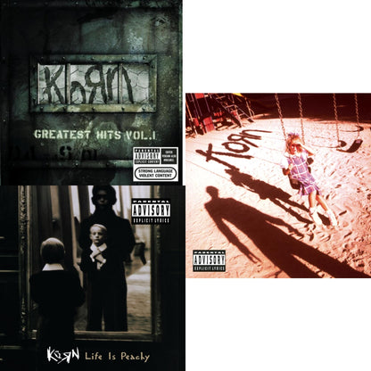 Korn - Greatest Hits Vol.1 & Life Is Peachy & Korn (Explicit) - CD Bundle