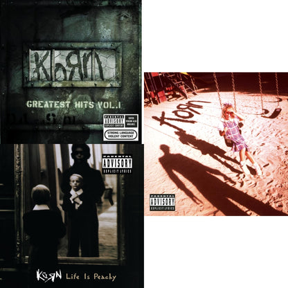 Korn - Greatest Hits Vol.1 & Life Is Peachy & Korn (Explicit) - CD Bundle