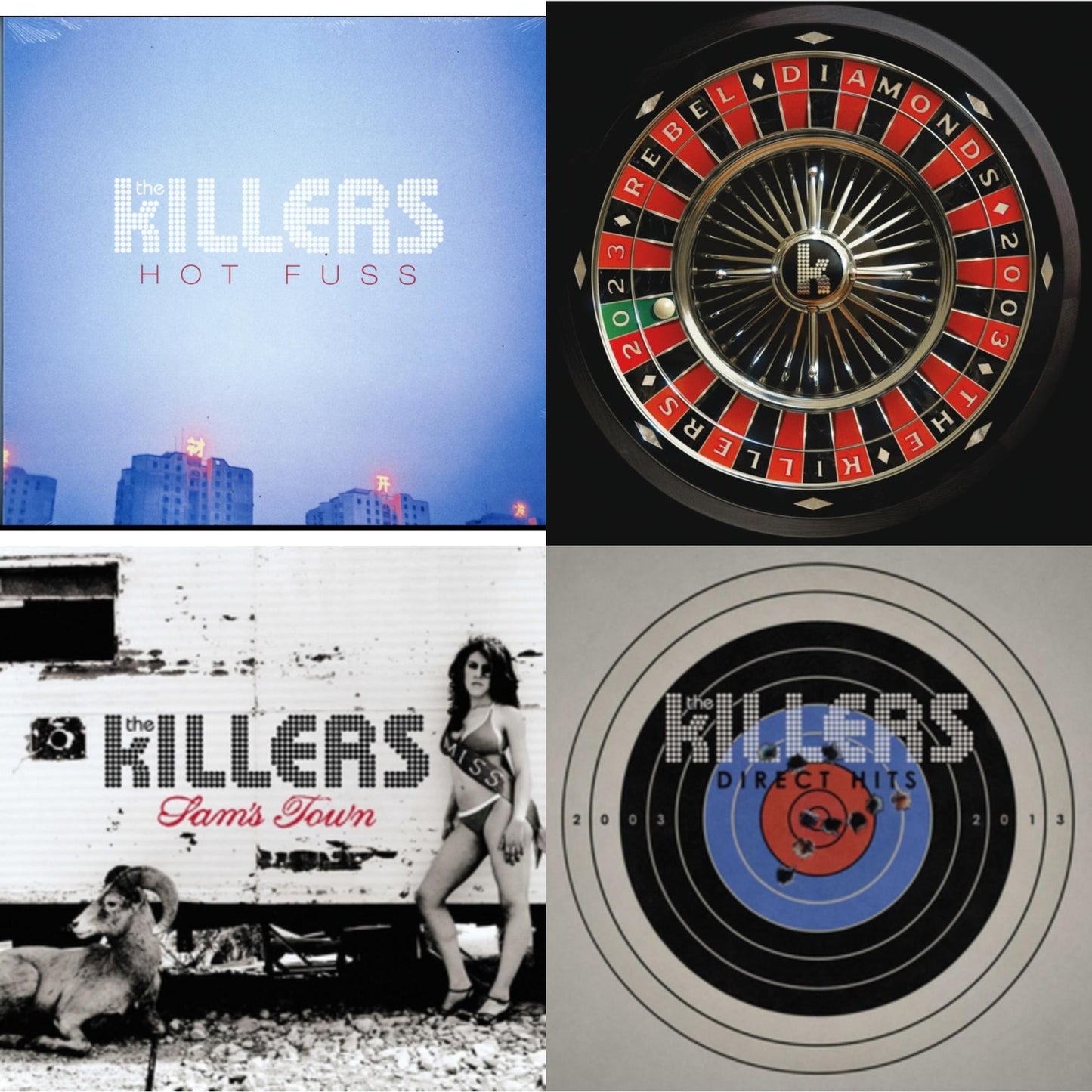 This is a 4 LP Vinyl SKU bundle.
1.This LP Vinyl is brand new.Format: LP VinylThis item's title is: Rebel Diamonds (2LP)Artist: KillersBarcode: 602458482331Release Date: 12/8/2023
2.This LP Vinyl is brand new.