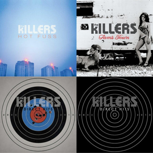 This is a 4 CD SKU bundle.
1.This CD is brand new.Format: CDMusic Style: Alternative RockThis item's title is: Hot FussArtist: KillersLabel: ISLANDBarcode: 602498622773Release Date: 6/15/2004
2.This CD is brand new.