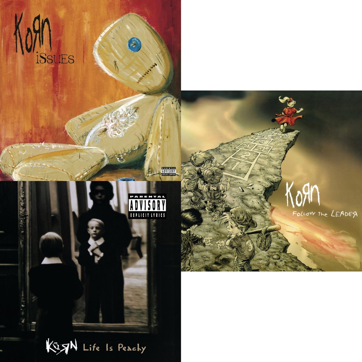 Life Is Peachy & Issues (Explicit) & Follow The Leader