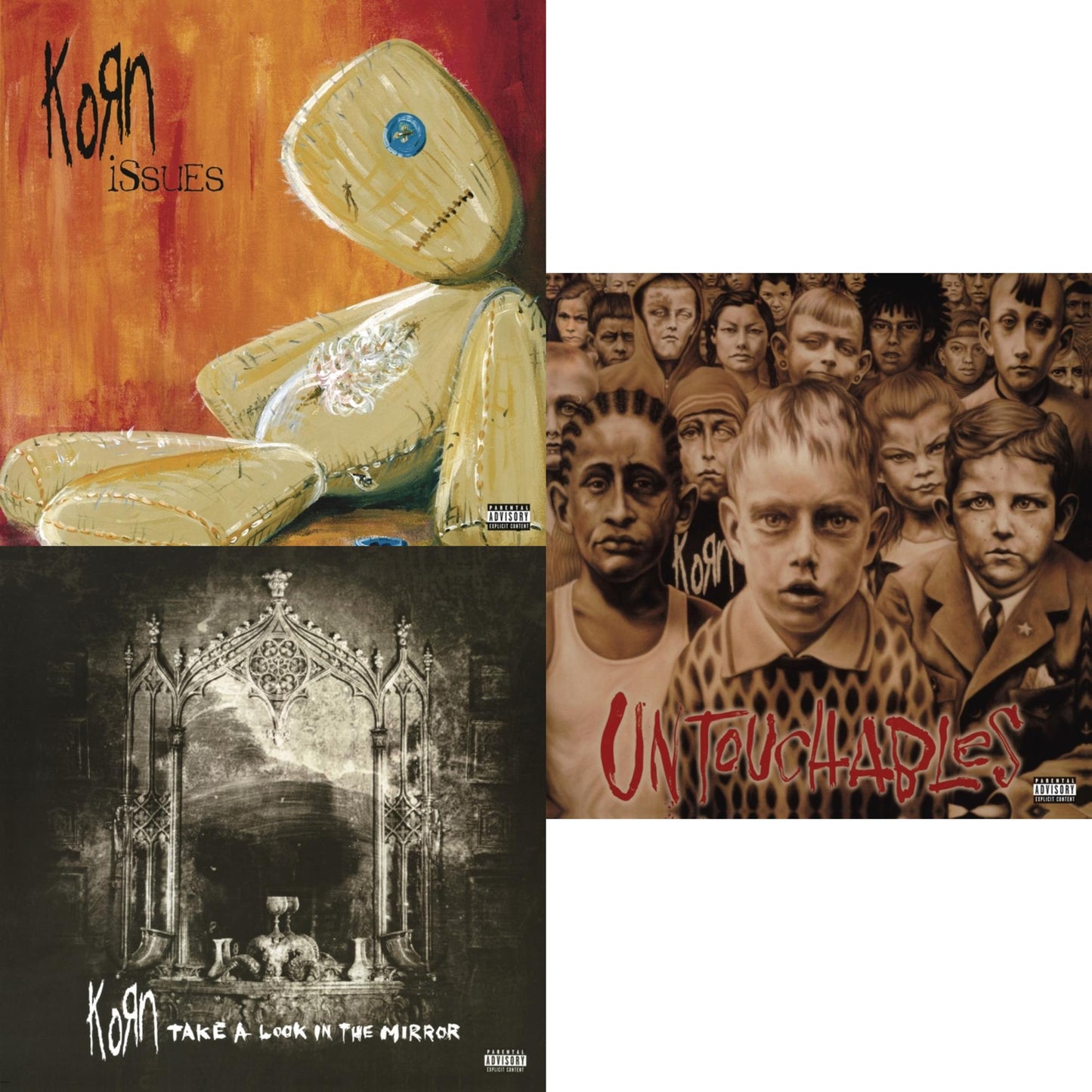 Issues (X) (2LP/140G) & Take A Look In The Mirror (2 LP) (140G) & Untouchables (X) (2LP/140G)