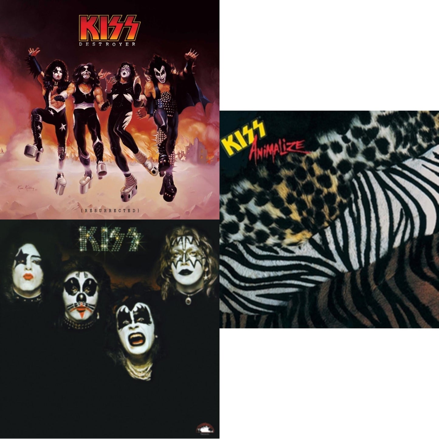 Destroyer (Resurrected) (Translucent Orange LP Vinyl) & Kiss & Animalize