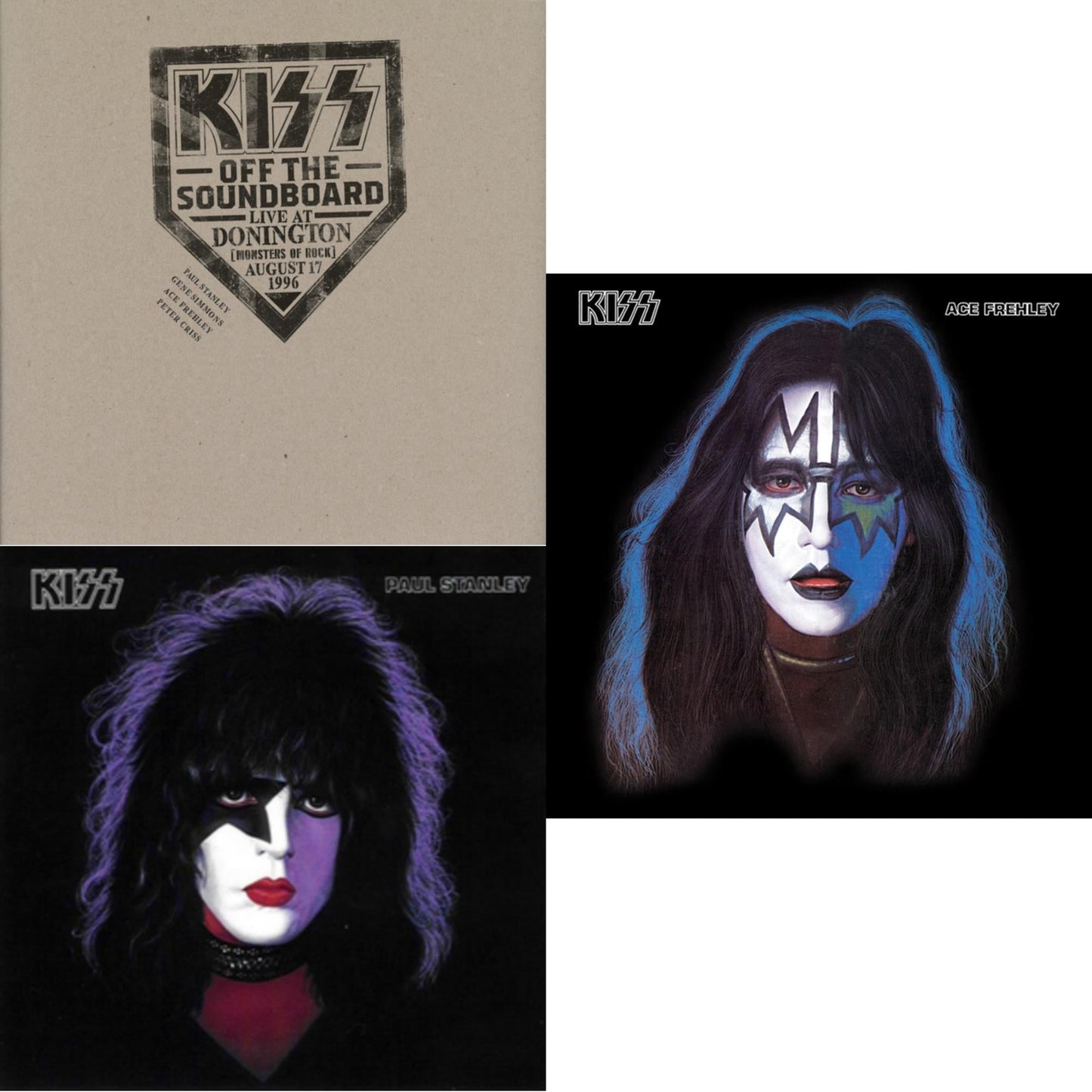 Kiss Off The Soundboard: Donington 1996 (Live) (3LP) & Paul Stanley & Ace Frehley (Pic Disc)