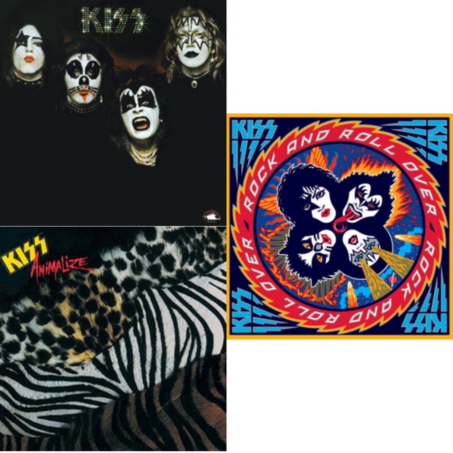 Kiss & Animalize & Rock & Roll Over