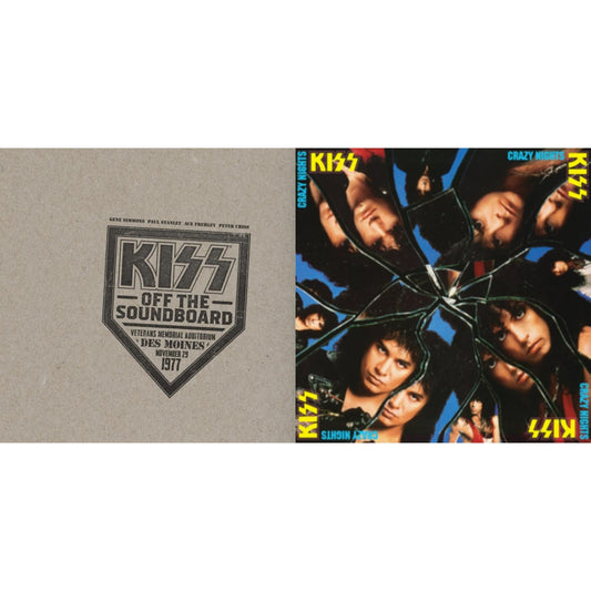 Kiss Off The Soundboard: Live In Des Moines (2LP) & Crazy Nights
