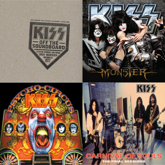 Kiss Off The Soundboard: Live In Des Moines (2LP) & Monster & Psycho Circus & Carnival Of Souls