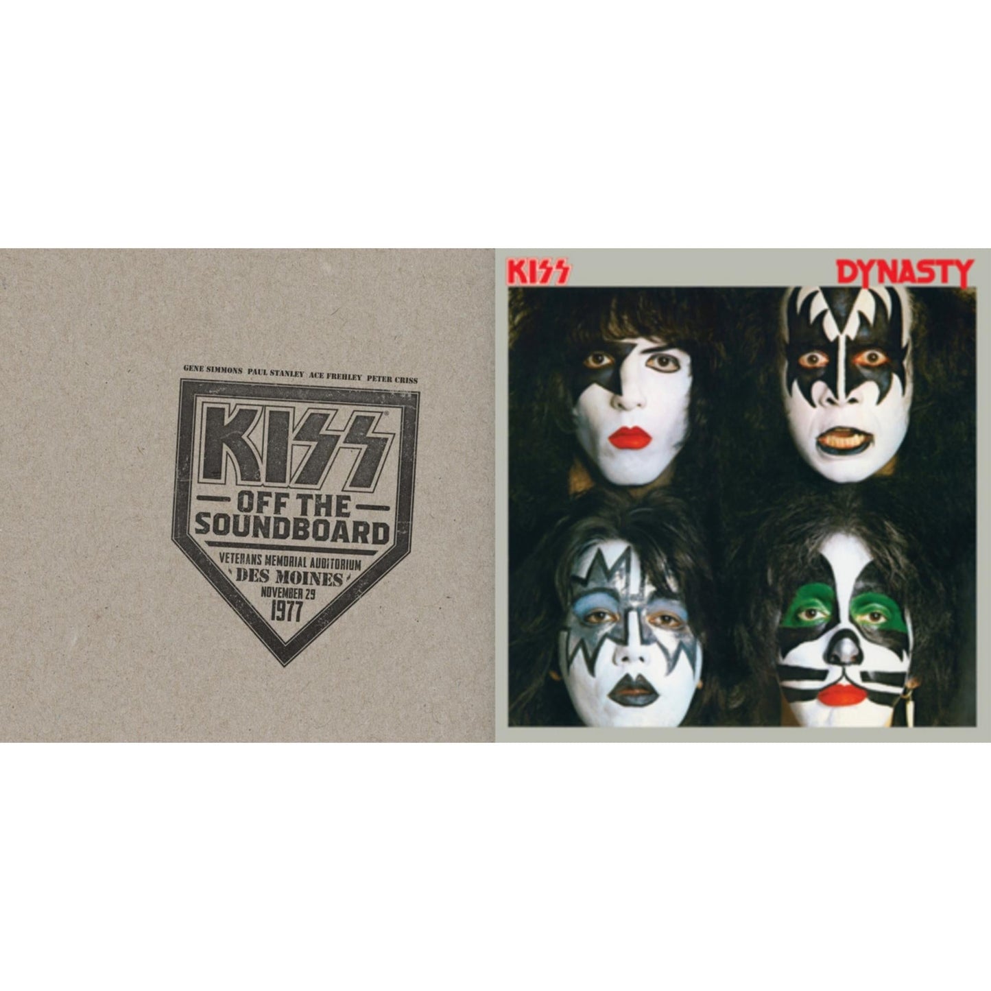 Kiss Off The Soundboard: Live In Des Moines (2LP) & Dynasty