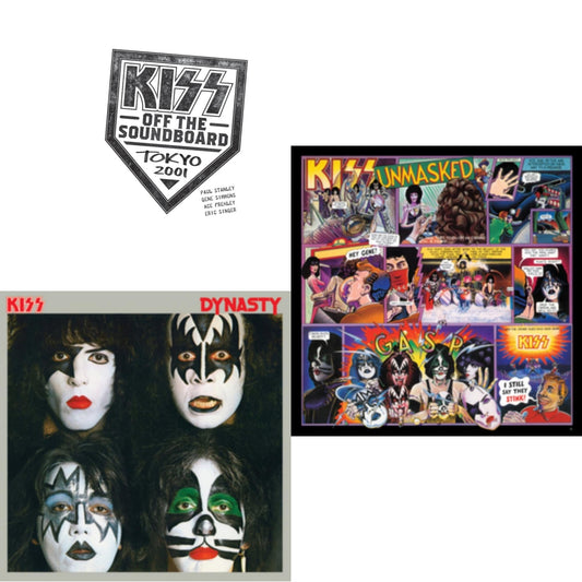 Kiss Off The Soundboard: Tokyo 2001 (3LP) & Dynasty & Unmasked