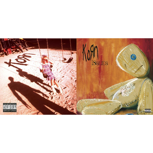 This is a 2 CD SKU bundle.
1.This CD is brand new.Format: CDMusic Style: Nu MetalThis item's title is: Korn (Explicit)Artist: KornLabel: LEGACYBarcode: 886978795120Release Date: 3/15/2011
2.This CD is brand new.