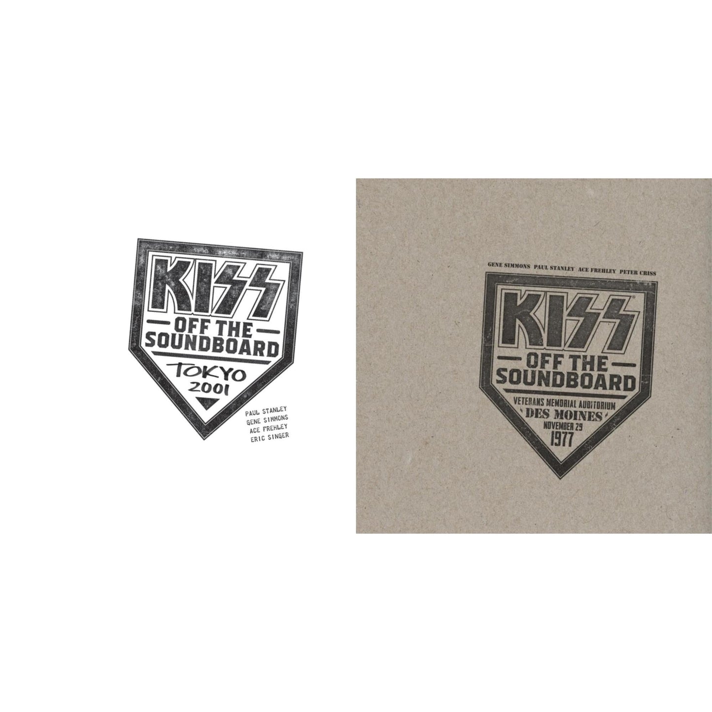 Kiss Off The Soundboard: Tokyo 2001 (3LP) & Kiss Off The Soundboard: Live In Des Moines (2LP)