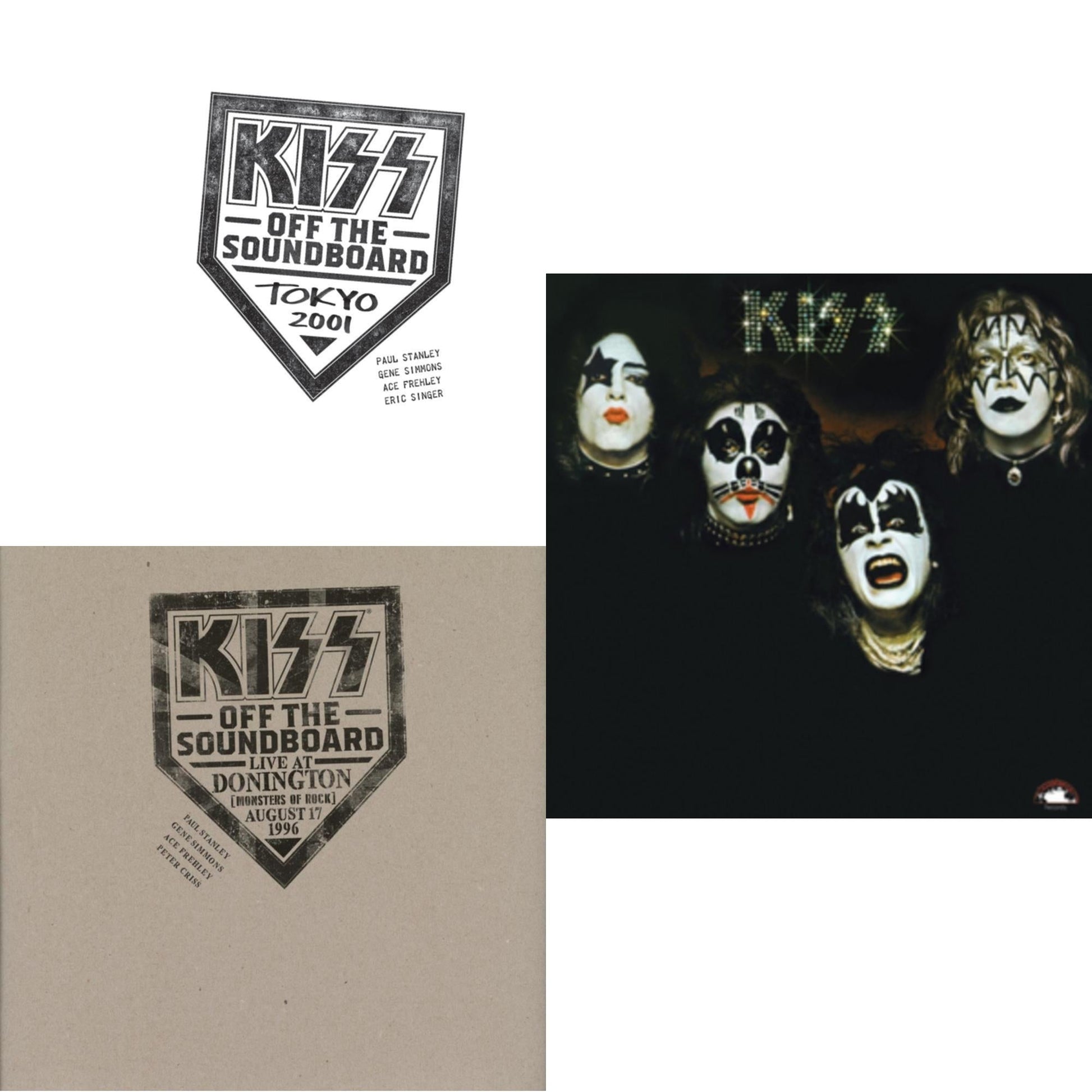 This is a 3 LP Vinyl SKU bundle.
1.This LP Vinyl is brand new.Format: LP VinylMusic Style: Hard RockThis item's title is: Kiss Off The Soundboard: Tokyo 2001 (3LP)Artist: KissLabel: UMEBarcode: 602435345574Release Date: 6/11/2021
2.This LP Vinyl is brand new.
