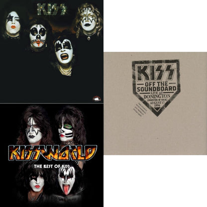 Kiss Off The Soundboard: Donington 1996 (Live) (3LP) & Kiss & Kissworld - The Best Of Kiss (2 LP)