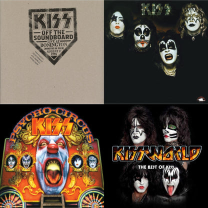Kiss Off The Soundboard: Donington 1996 (Live) (3LP) & Kiss & Psycho Circus & Kissworld - The Best Of Kiss (2 LP)