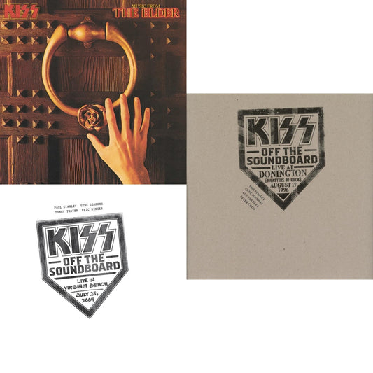 Music From The Elder (Half-Speed Master/Clear LP Vinyl/180G) & Kiss Off The Soundboard: Live In Virginia Beach (3LP) & Kiss Off The Soundboard: Donington 1996 (Live) (3LP)