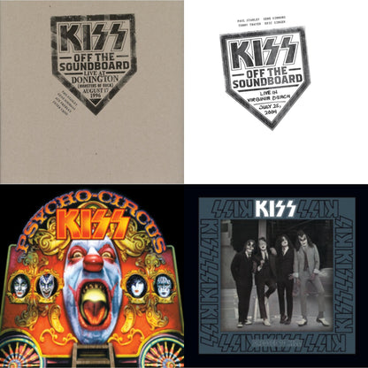 Kiss Off The Soundboard: Live In Virginia Beach (3LP) & Kiss Off The Soundboard: Donington 1996 (Live) (3LP) & Psycho Circus & Dressed To Kill