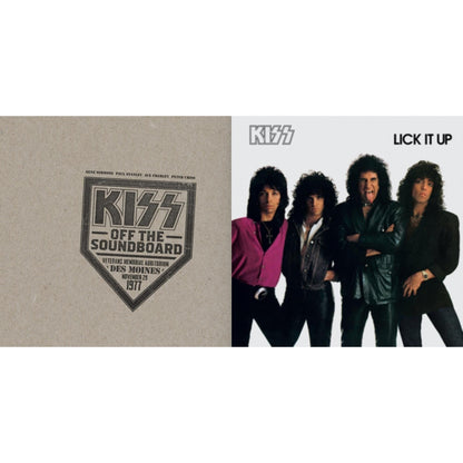 Kiss Off The Soundboard: Live In Des Moines (2LP) & Lick It Up